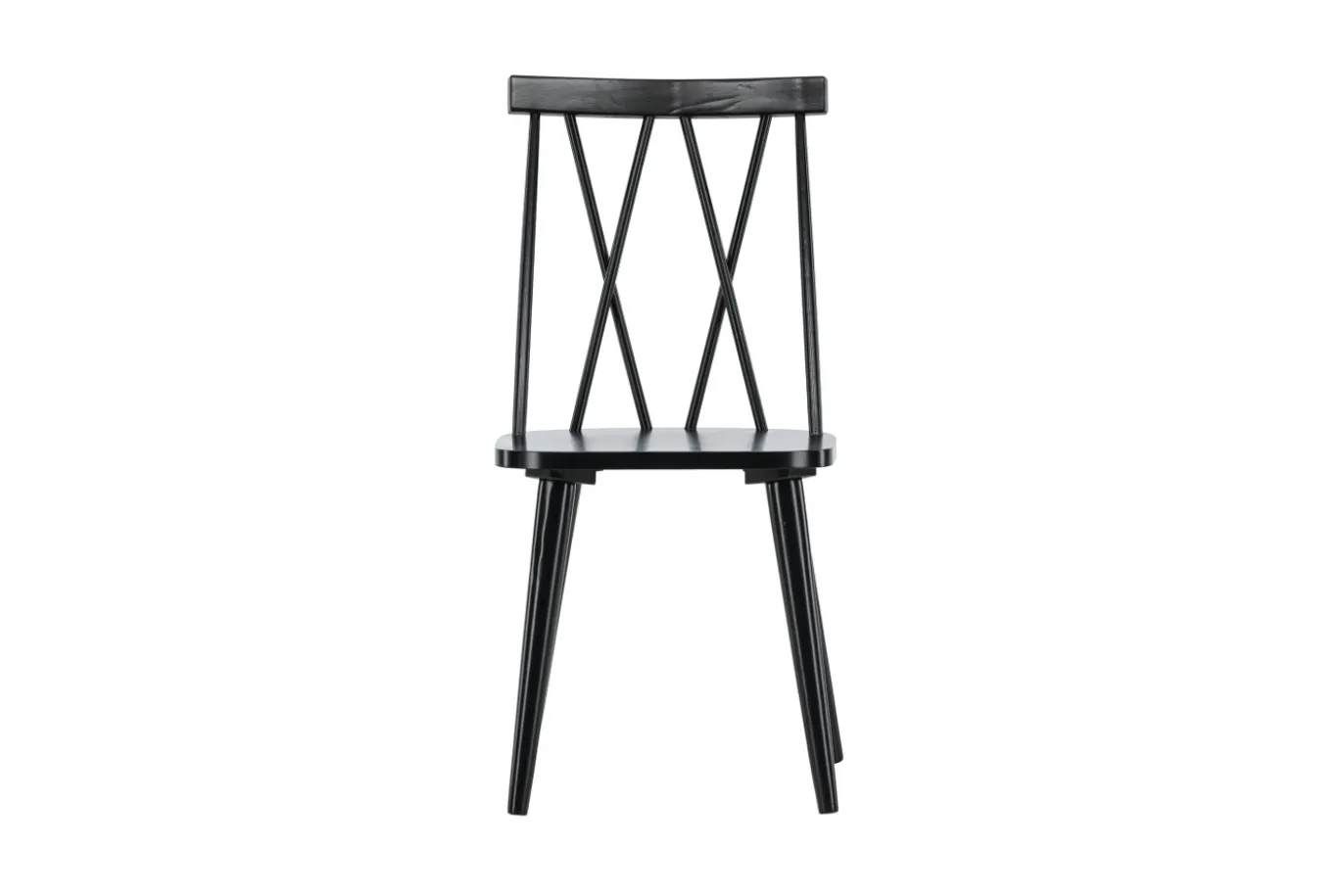 Fjôrd Eetkamerstoel Mariette Zwart Solid Rubber Hout