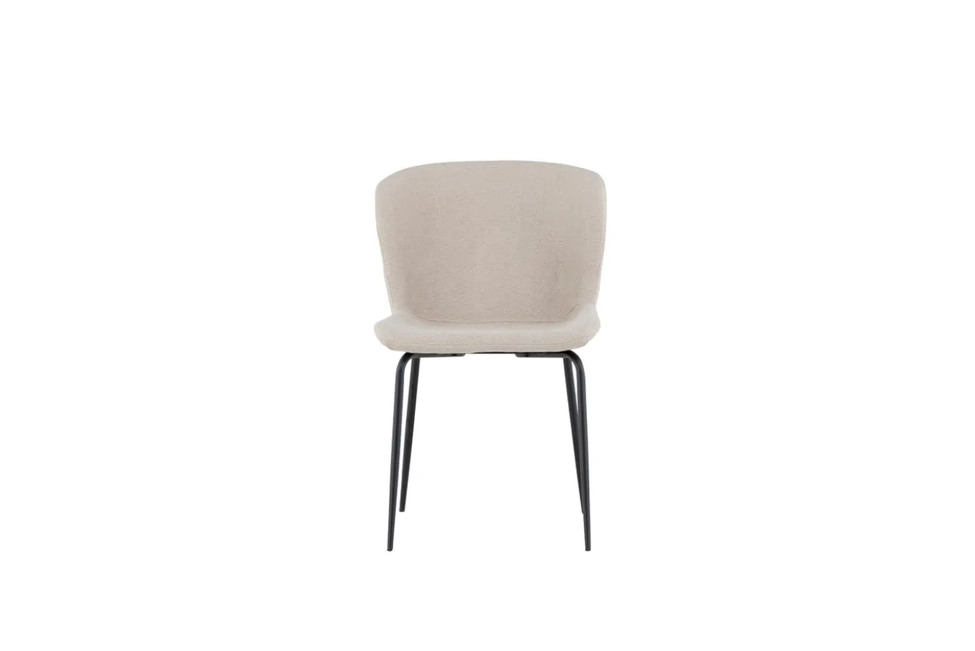 Fjôrd Eetkamerstoel Modesto Zwart/Beige Boucle