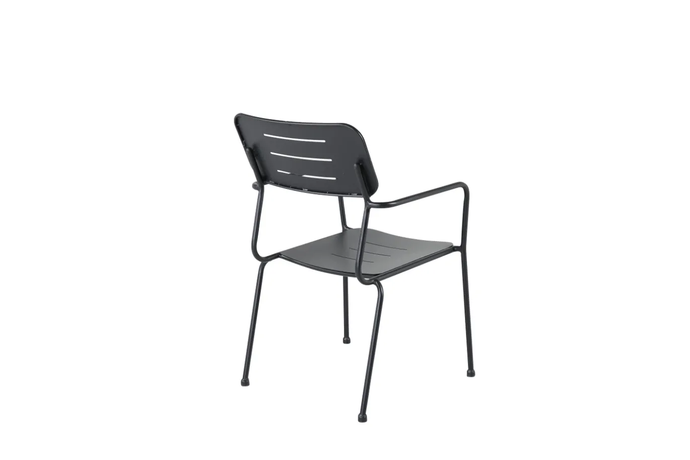 Fjôrd Eetkamerstoel Nicke Armrest Zwart Staal