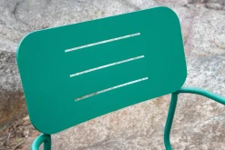 Fjôrd Eetkamerstoel Nicke Armrest Groen Staal