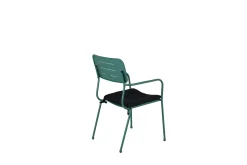 Fjôrd Eetkamerstoel Nicke Armrest Groen Staal