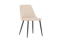 Fjôrd Eetkamerstoel Night Beige/Zwart Velvet