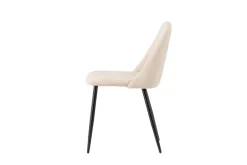 Fjôrd Eetkamerstoel Night Beige/Zwart Velvet