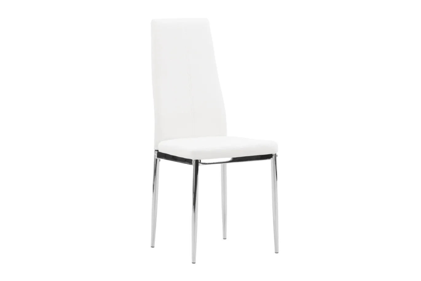 Fjôrd Eetkamerstoel Pastill Zilver Wit Pu