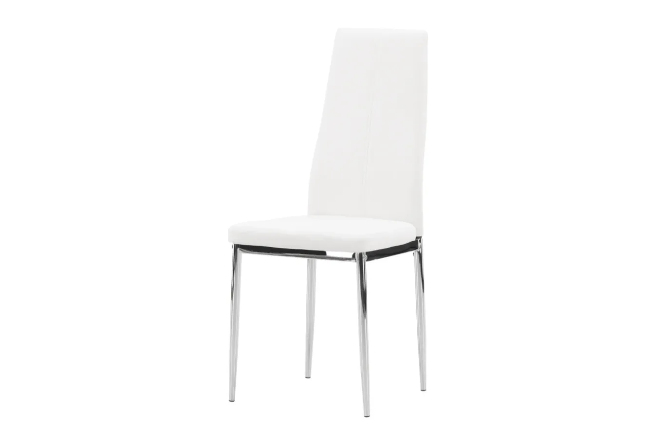 Fjôrd Eetkamerstoel Pastill Zilver Wit Pu