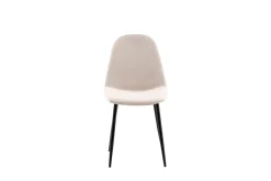 Fjôrd Eetkamerstoel Polar Beige Fluweel