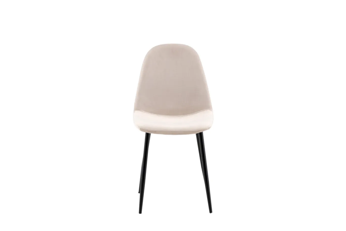 Fjôrd Eetkamerstoel Polar Beige Fluweel