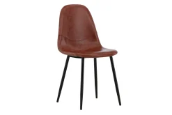 Fjôrd Eetkamerstoel Polar Bruin PU