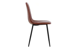 Fjôrd Eetkamerstoel Polar Bruin PU