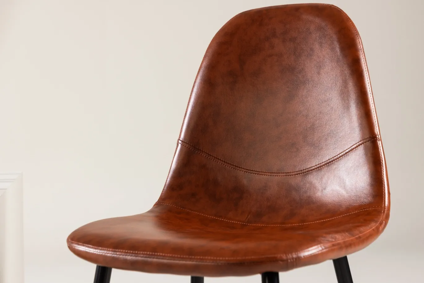 Fjôrd Eetkamerstoel Polar Bruin PU