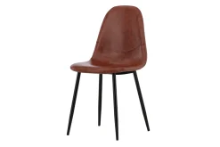 Fjôrd Eetkamerstoel Polar Bruin PU