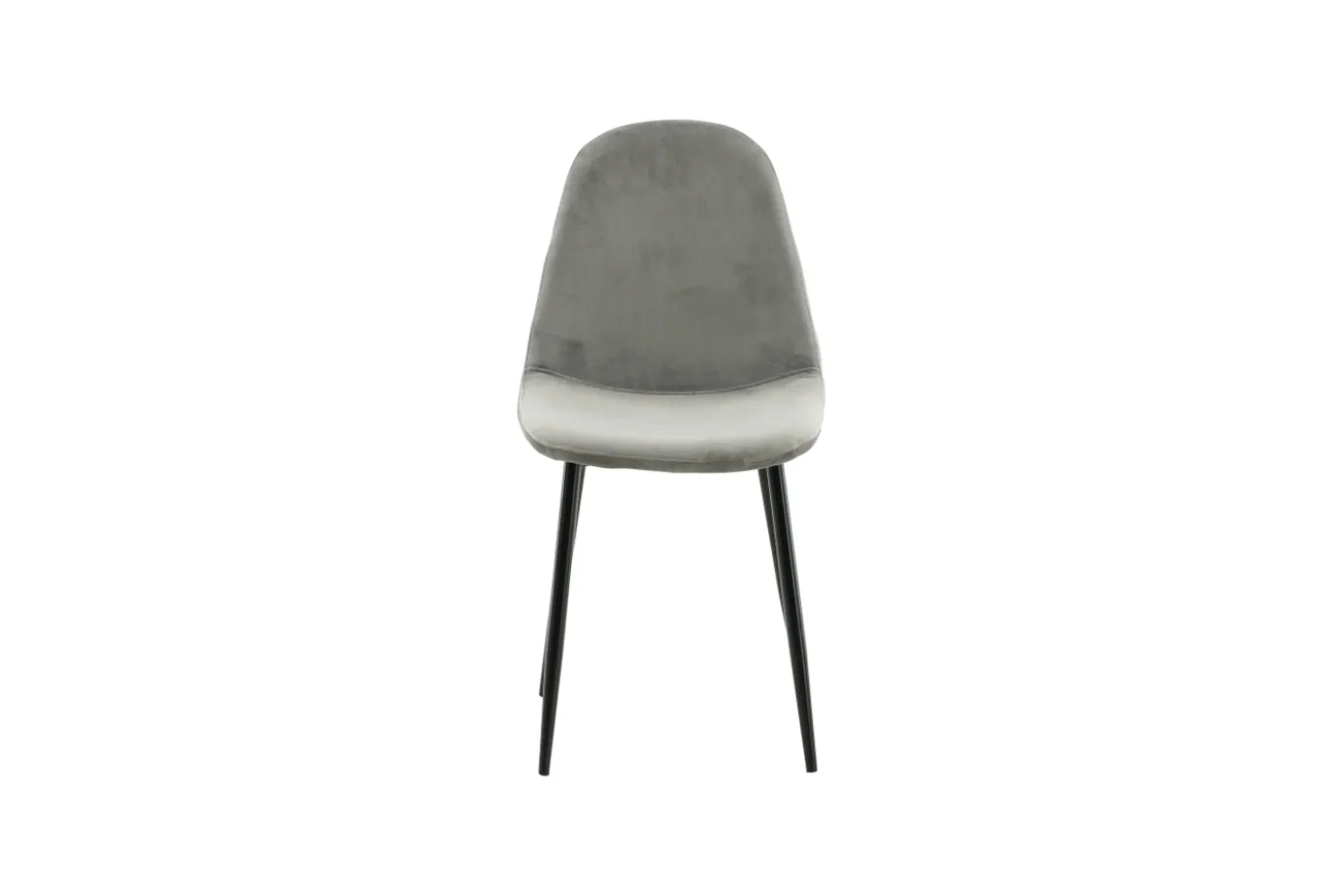 Fjôrd Eetkamerstoel Polar Grijs/Zwart Velvet