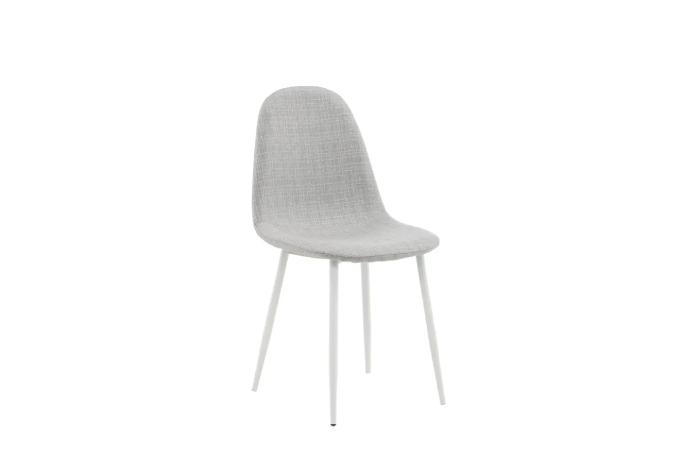 Fjôrd Eetkamerstoel Polar Grijs/Wit Stof