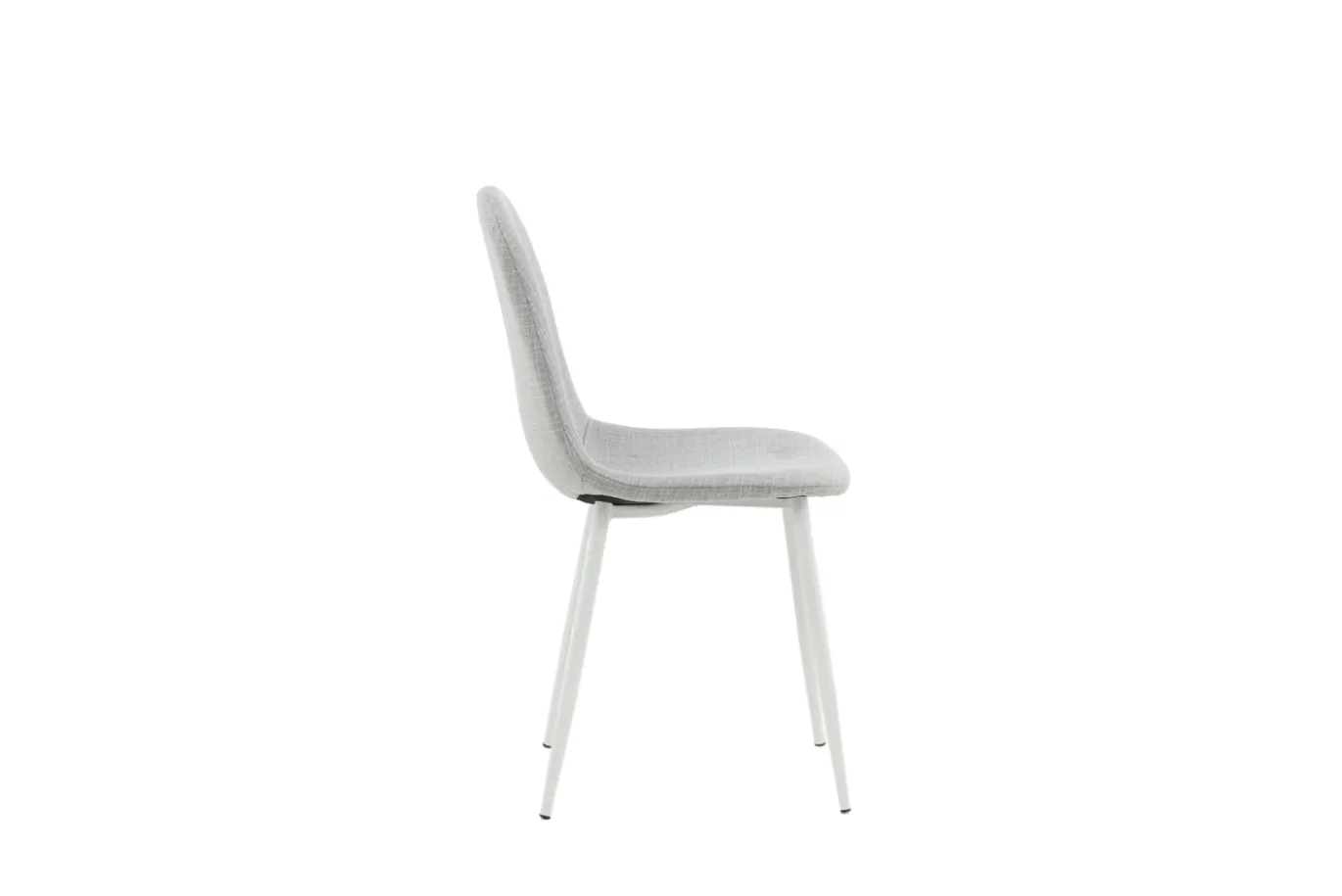 Fjôrd Eetkamerstoel Polar Grijs/Wit Stof