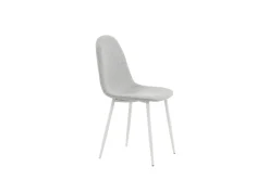 Fjôrd Eetkamerstoel Polar Grijs/Wit Stof