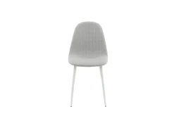 Fjôrd Eetkamerstoel Polar Grijs/Wit Stof