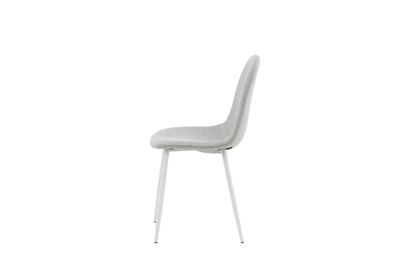Fjôrd Eetkamerstoel Polar Grijs/Wit Stof