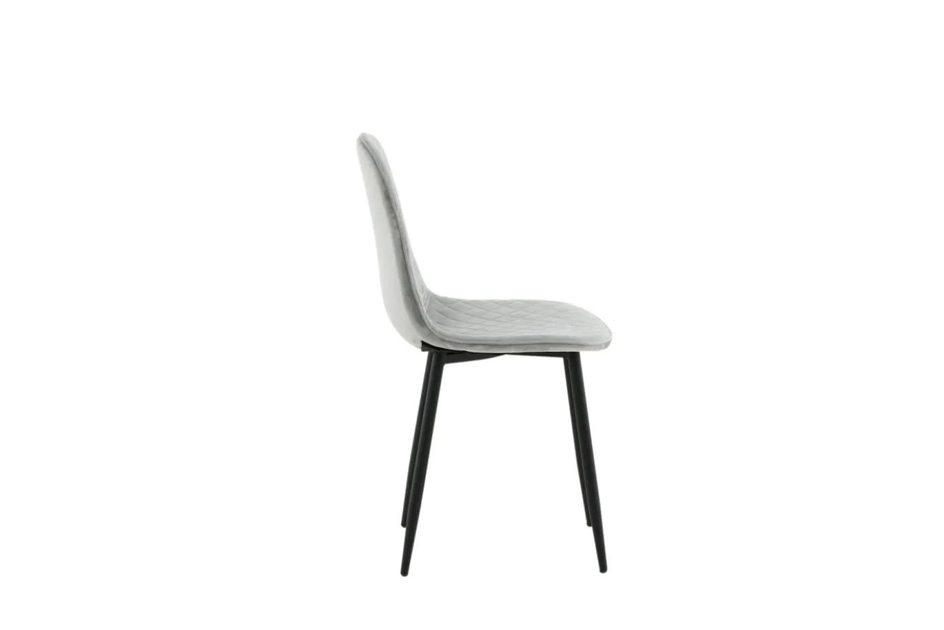 Fjôrd Eetkamerstoel Polar Grijs Velvet