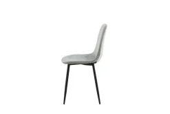 Fjôrd Eetkamerstoel Polar Grijs Velvet