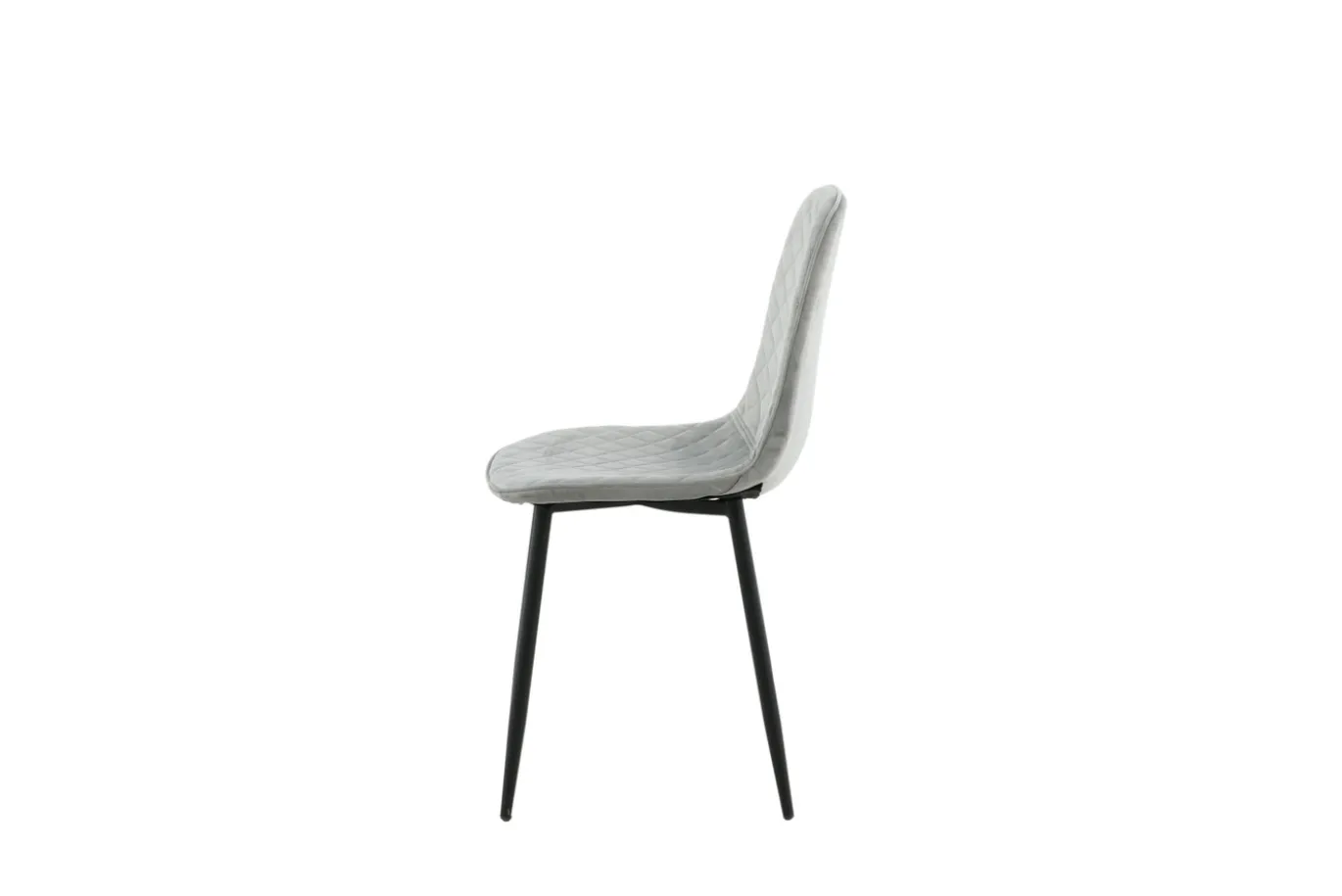 Fjôrd Eetkamerstoel Polar Grijs Velvet