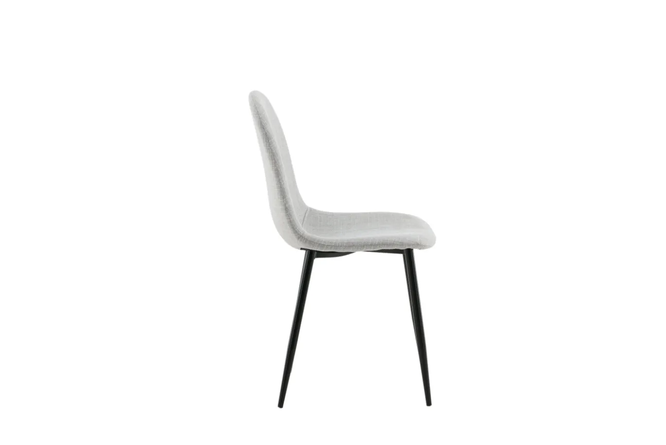 Fjôrd Eetkamerstoel Polar Grijs/Zwart Stof