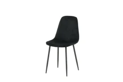 Fjôrd Eetkamerstoel Polar Zwart Velvet