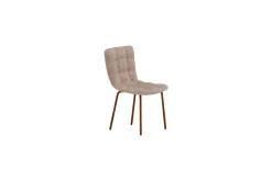 Fjôrd Eetkamerstoel Punsch Polyester Velvet Bruin
