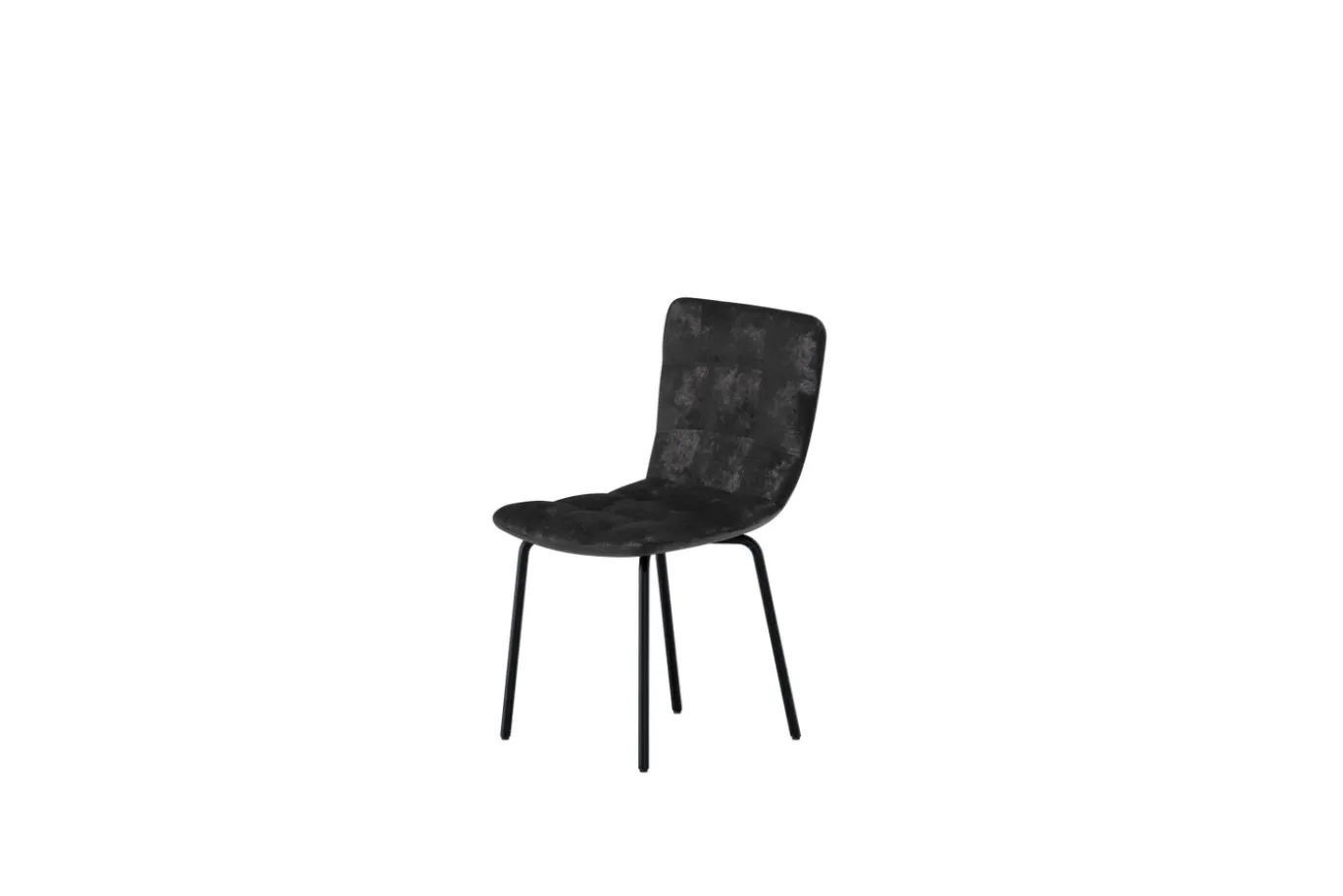 Fjôrd Eetkamerstoel Punsch Polyester Velvet Zwart