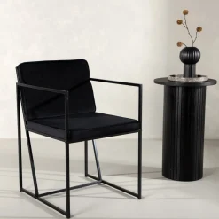 Fjôrd Eetkamerstoel Richmond Zwart Velvet