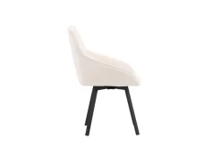 Fjôrd Eetkamerstoel Rosie Zwart/Beige