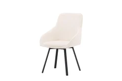 Fjôrd Eetkamerstoel Rosie Zwart/Beige