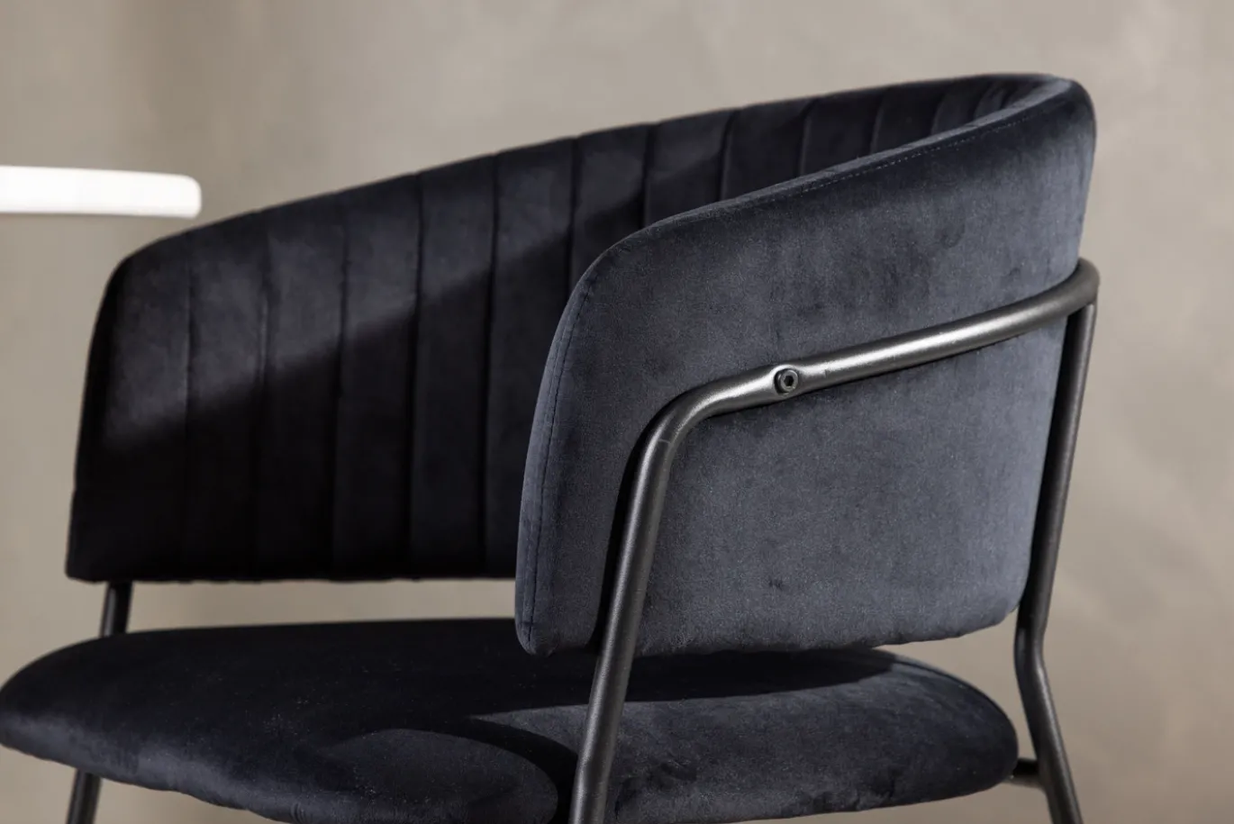Fjôrd Eetkamerstoel Selma Zwart Velvet