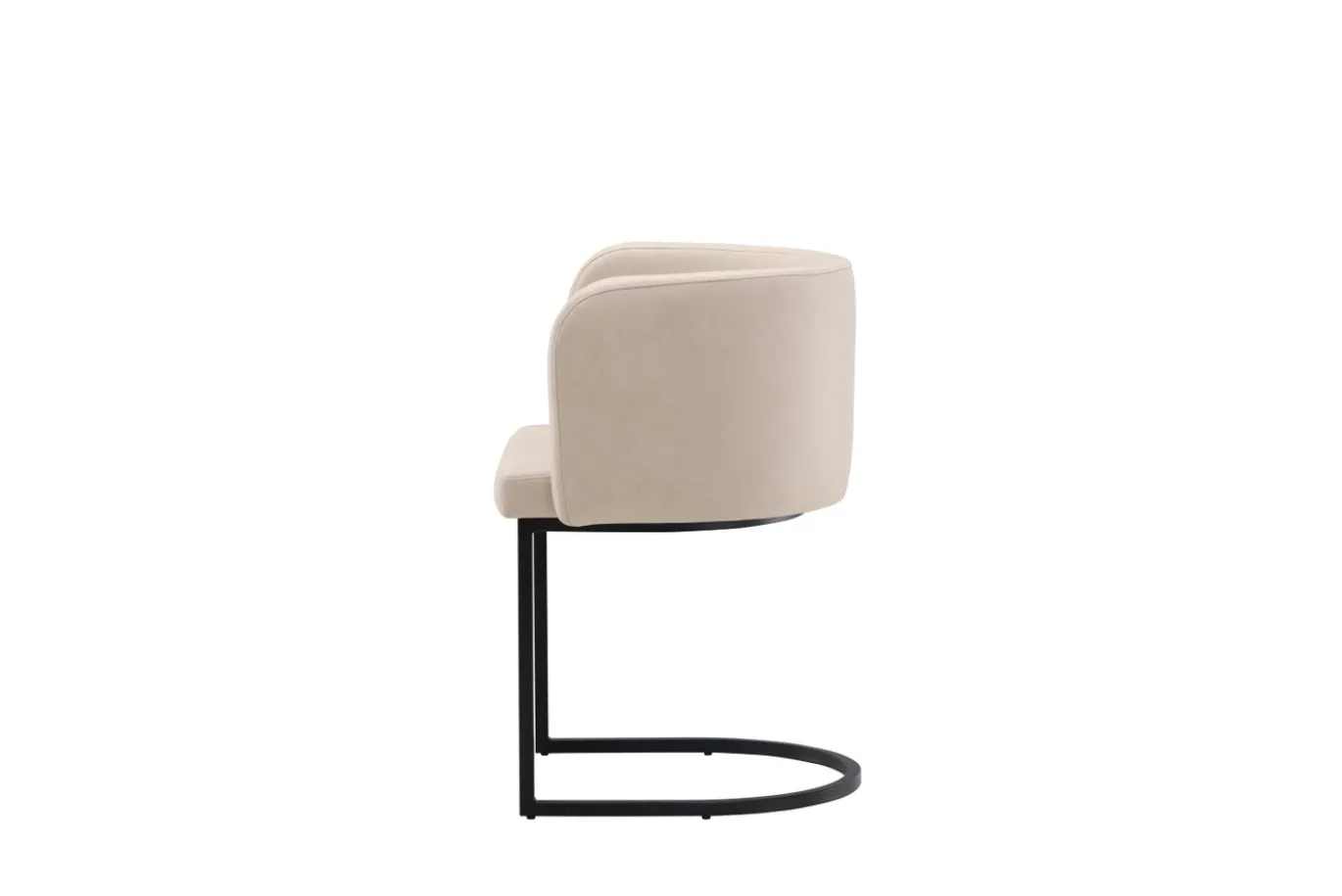 Fjôrd Eetkamerstoel Simrishamn Zwart/Beige