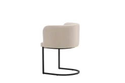 Fjôrd Eetkamerstoel Simrishamn Zwart/Beige
