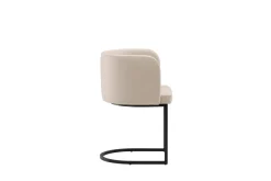 Fjôrd Eetkamerstoel Simrishamn Zwart/Beige