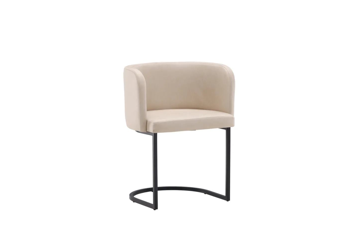 Fjôrd Eetkamerstoel Simrishamn Zwart/Beige