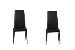 Fjôrd Eetkamerstoel Slim Zwart