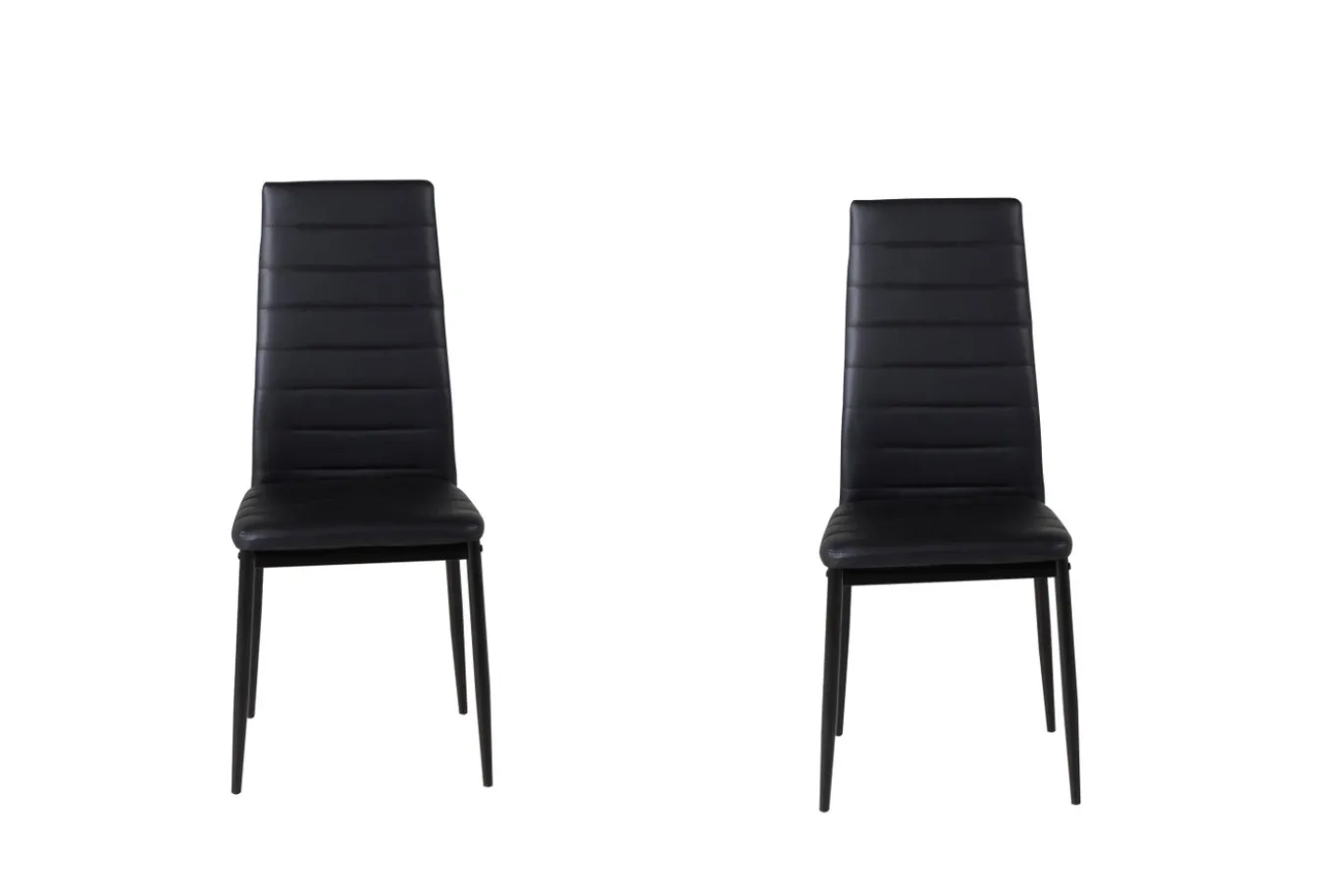 Fjôrd Eetkamerstoel Slim Zwart