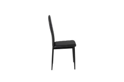 Fjôrd Eetkamerstoel Slim Zwart