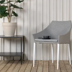 Fjôrd Eetkamerstoel Spoga Wit/Grijs
