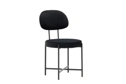 Fjôrd Eetkamerstoel Stella Zwart Velvet
