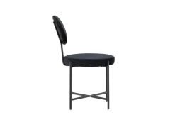 Fjôrd Eetkamerstoel Stella Zwart Velvet