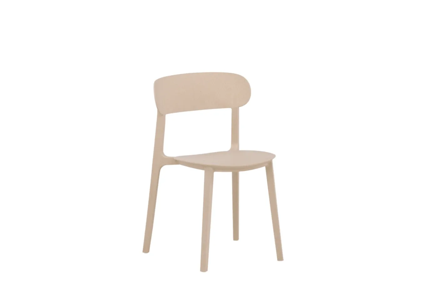Fjôrd Eetkamerstoel Åstol Naturel Hout Plastic Composite