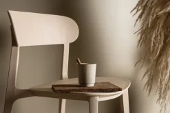 Fjôrd Eetkamerstoel Åstol Naturel Hout Plastic Composite