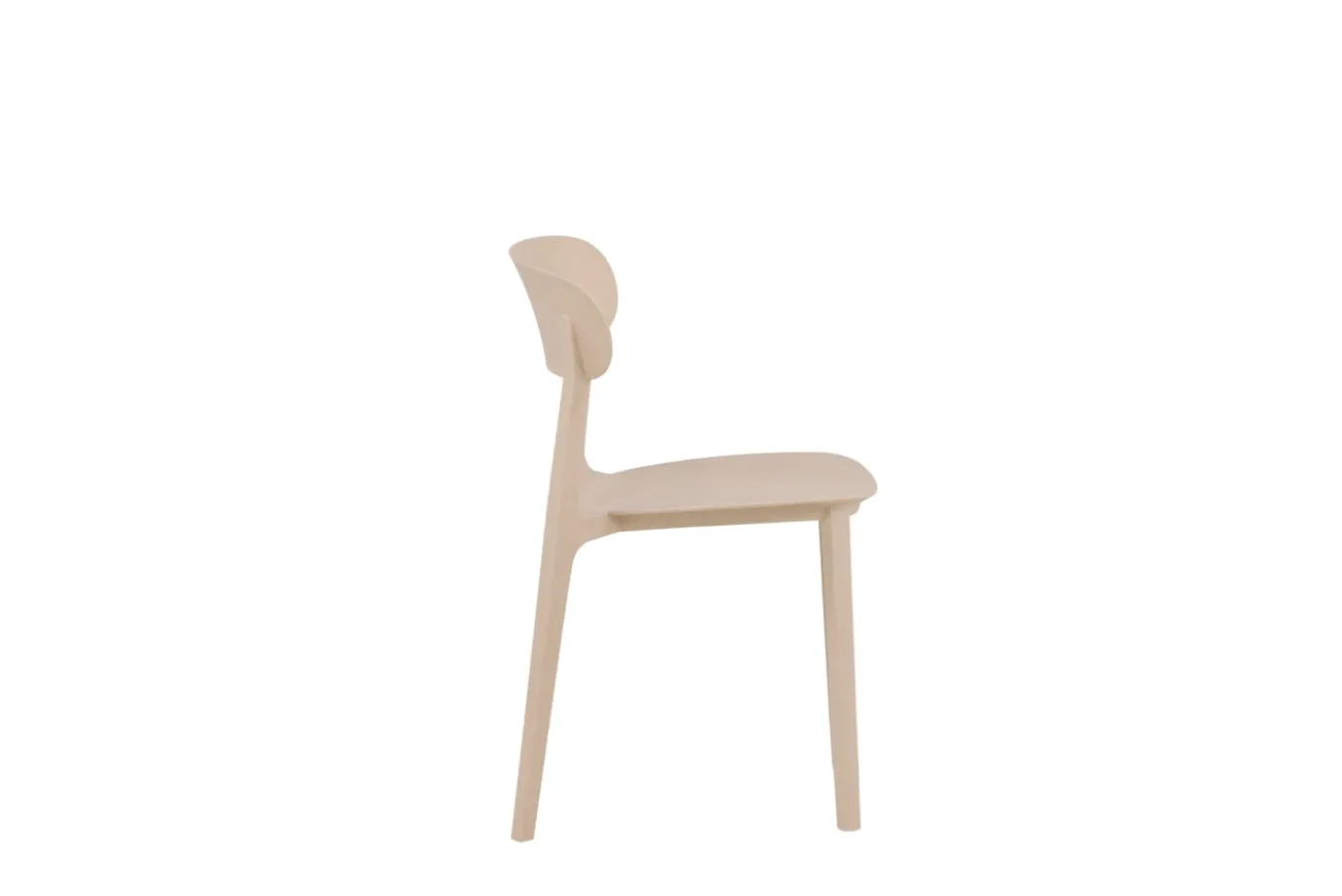 Fjôrd Eetkamerstoel Åstol Naturel Hout Plastic Composite
