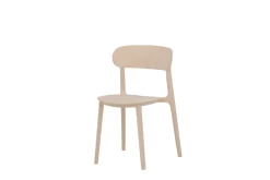 Fjôrd Eetkamerstoel Åstol Naturel Hout Plastic Composite