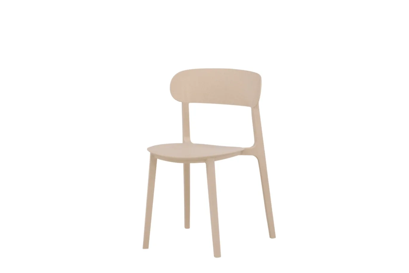 Fjôrd Eetkamerstoel Åstol Naturel Hout Plastic Composite