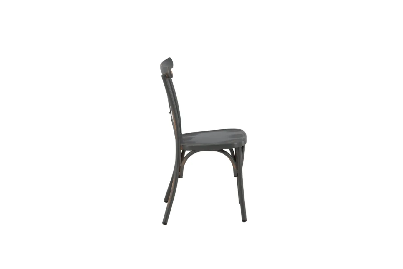 Fjôrd Eetkamerstoel Tablas Aluminium Zwart
