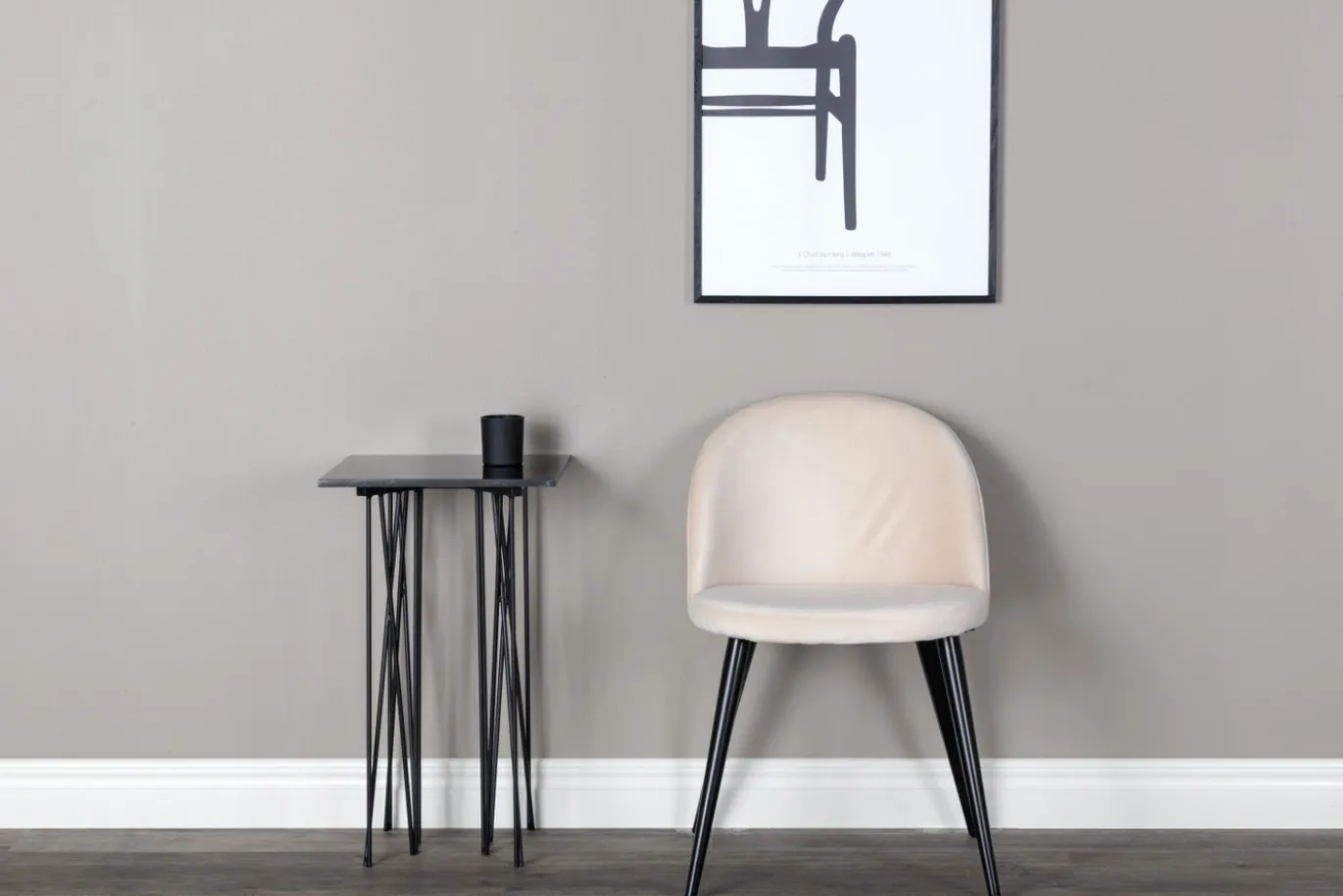Fjôrd Eetkamerstoel Velvet Beige