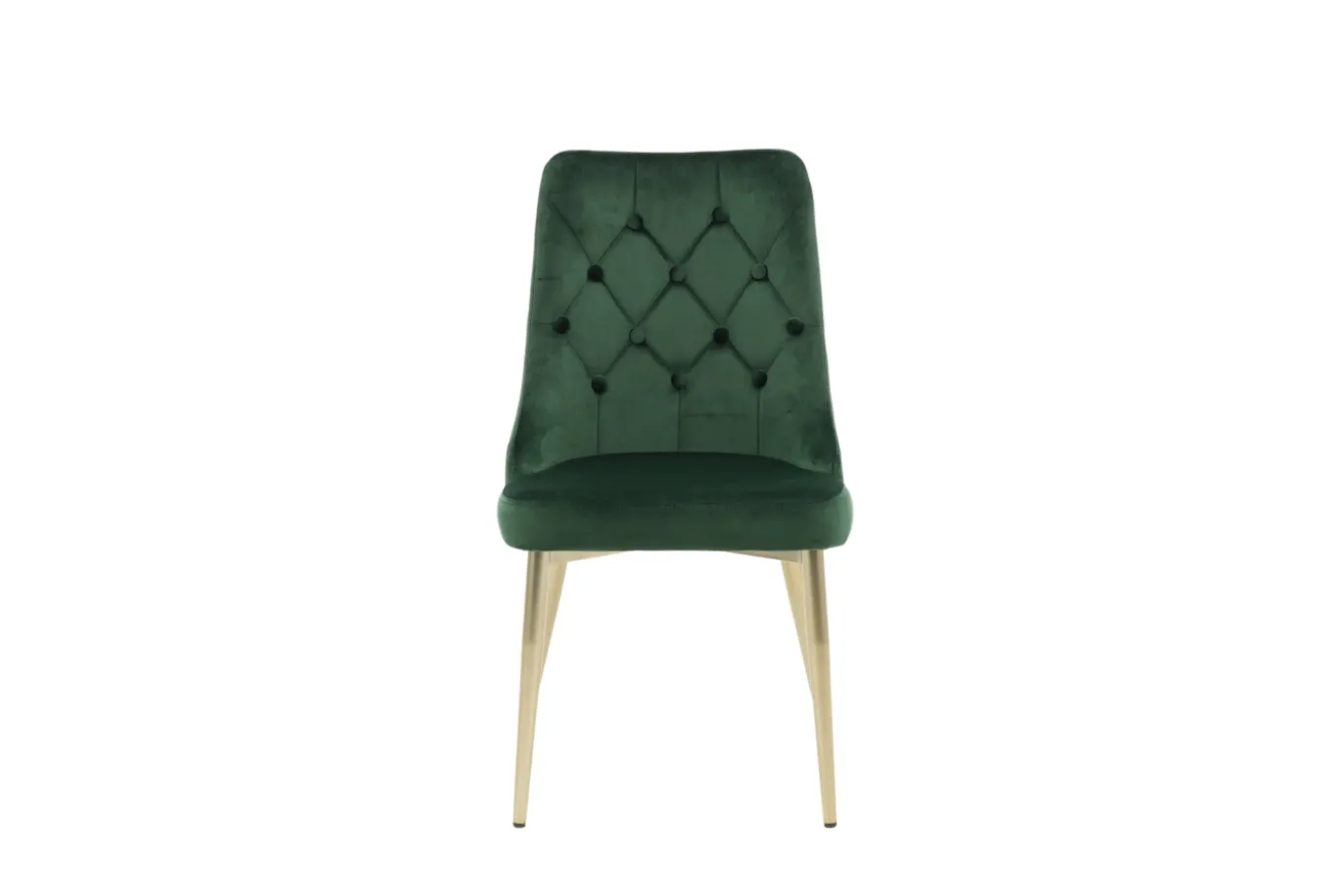 Fjôrd Eetkamerstoel Velvet Deluxe Matt Koper/Mosgroen
